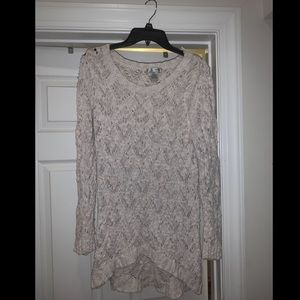 Adorable Cream Cotton Knit sweater